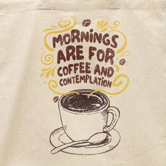 Ecobag Coffee And Contemplation