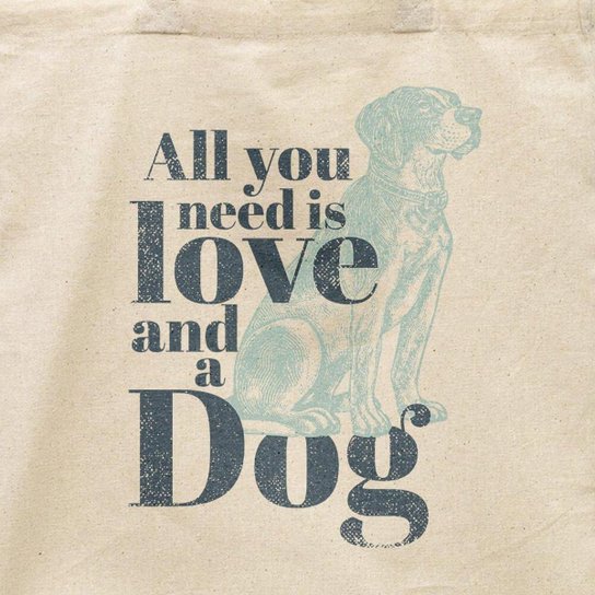 Ecobag Love And Dog