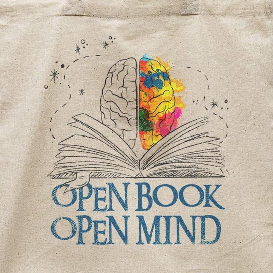Ecobag Open Book Open Mind