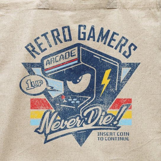 Ecobag Retro Gamers Arcade