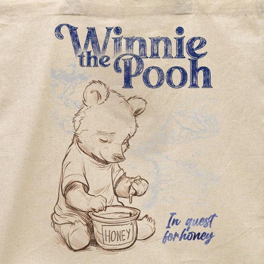 Ecobag Ursinho Pooh