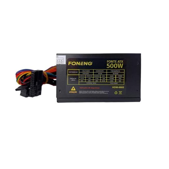Fonte de Alimentação ATX 500W Knup Foneng HDW-004