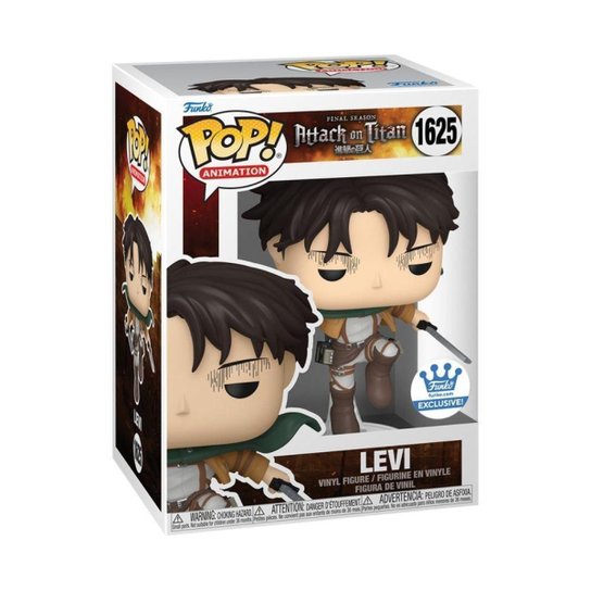Funko Levi com Espadas, POP! Animation, Attack on Titan