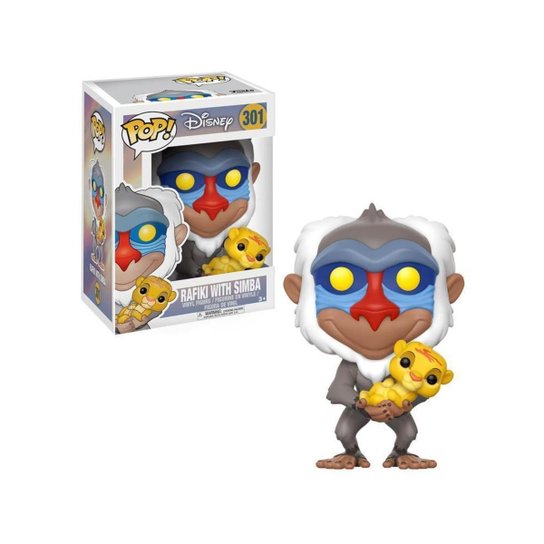 Funko Pop! Disney Rafiki com Simba