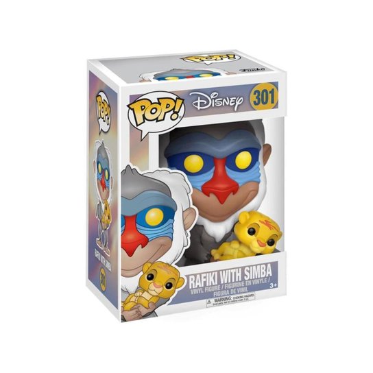 Funko Pop! Disney Rafiki com Simba