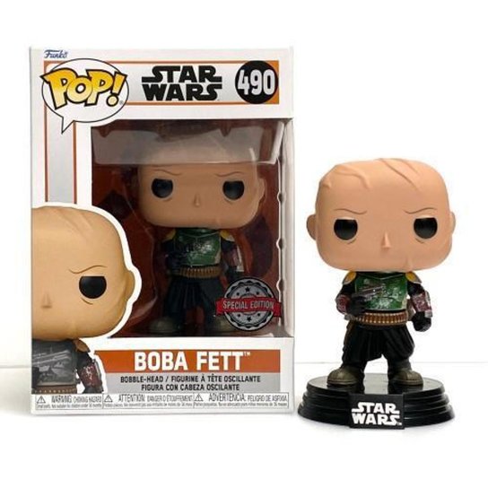 Funko Pop Boba Fett #490 Edição Especial Star Wars