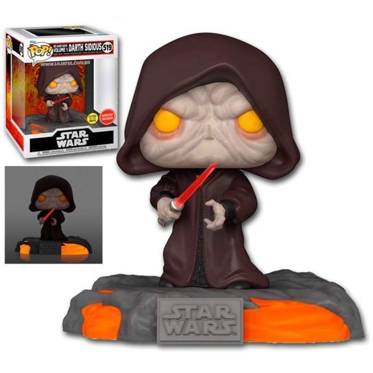 Funko Pop Darth Sidious Star Wars #519 Edição Especial ex