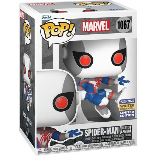 Funko Pop Homem Aranha #1067 Bug Eyes Armor Edição Limitada