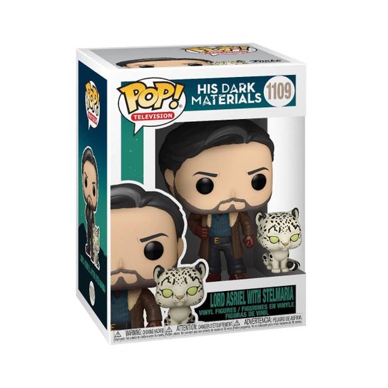 Funko Pop Lord Asriel com Daemon His Dark Materials #1109