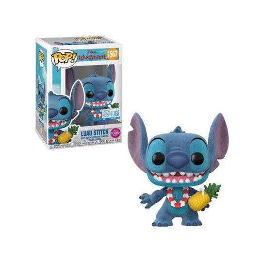 Funko Pop Luau Stitch Flocked