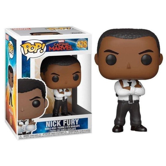 Funko Pop Nick Fury Capitão Marvel #428