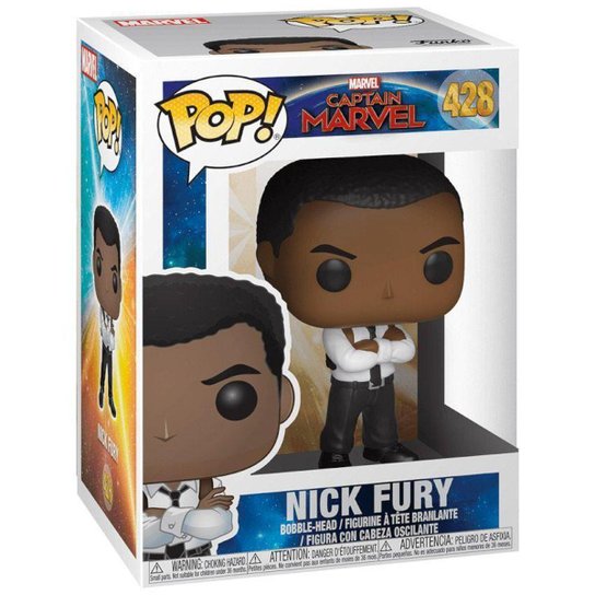 Funko Pop Nick Fury Capitão Marvel #428