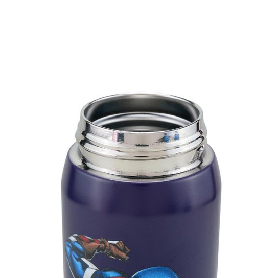 Garrafa Capitão America Resistente 500 ML Suco Marvel
