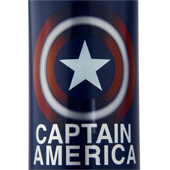 Garrafa Inox Capitão América 1L Resistente Marvel