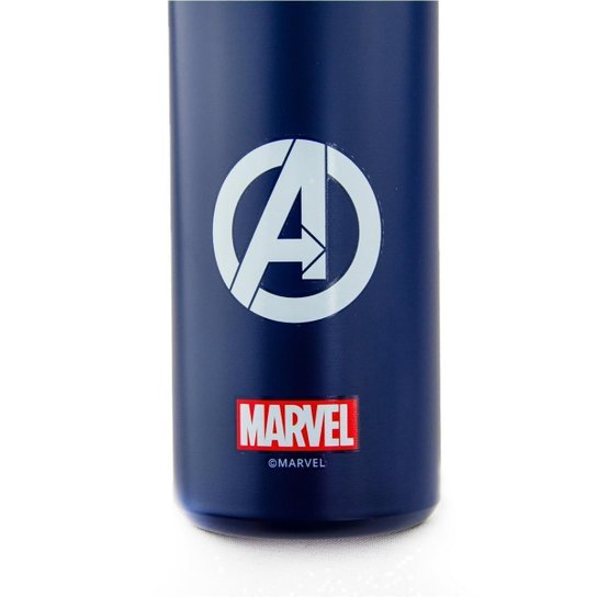 Garrafa Inox Capitão América 1L Resistente Marvel