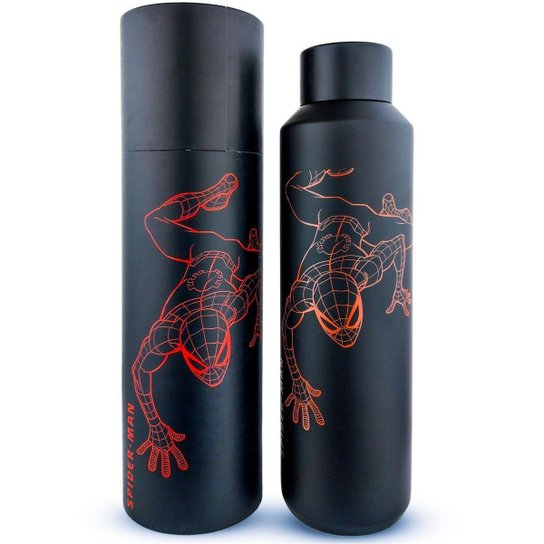 Garrafa Térmica 600ml Homem Aranha Oficial Marvel