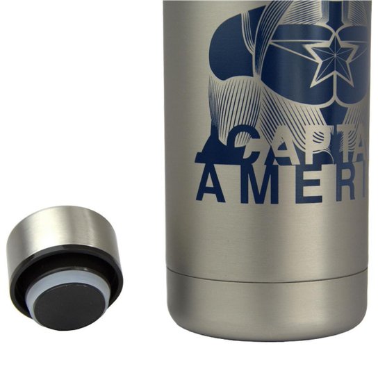 Garrafa Térmica Capitão América Inox 750ml Marvel