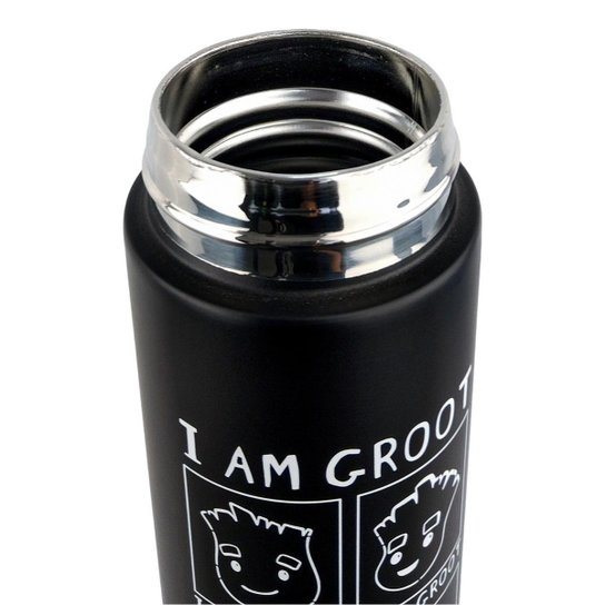 Garrafa Térmica De Aço 500ml Groot Oficial Marvel