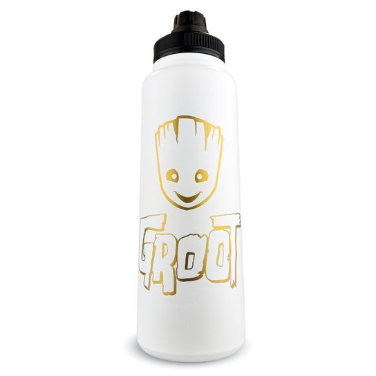 Garrafa Térmica Groot 1 Litro Inox Resistente Marvel
