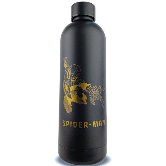 Garrafa Térmica Homem-Aranha Inox 750ml Resistente Marvel