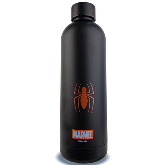 Garrafa Térmica Homem-Aranha Inox 750ml Resistente Marvel