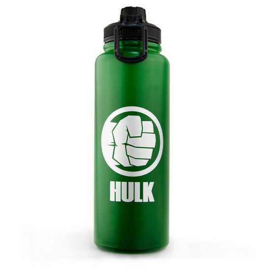 Garrafa Térmica Hulk Big Hero 1 Litro Inox Reforçada Marvel