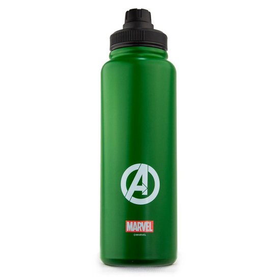 Garrafa Térmica Hulk Big Hero 1 Litro Inox Reforçada Marvel