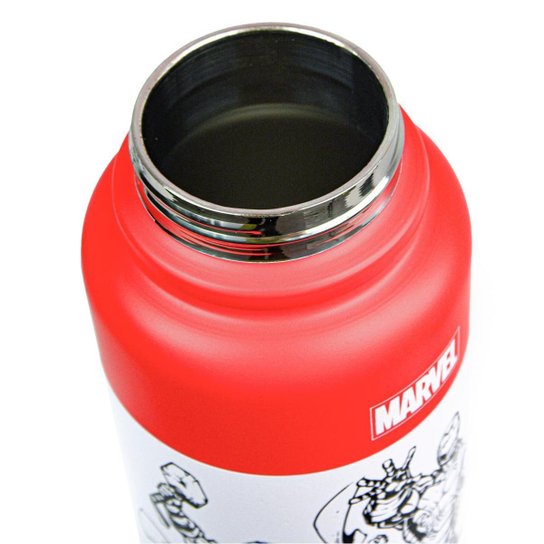 Garrafa Térmica Inox 1 Litro Marvel Vingadores Resistente
