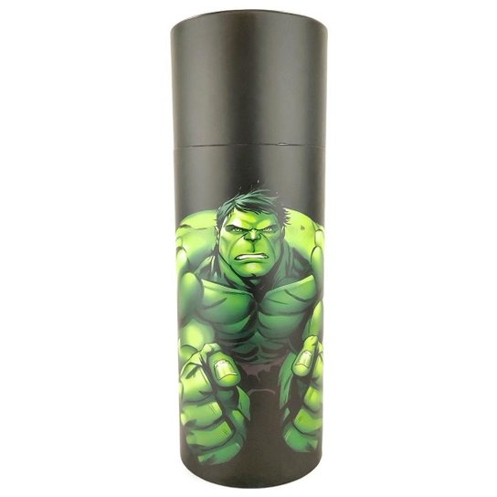 Garrafa Térmica Inox 500ml Hulk Oficial Marvel