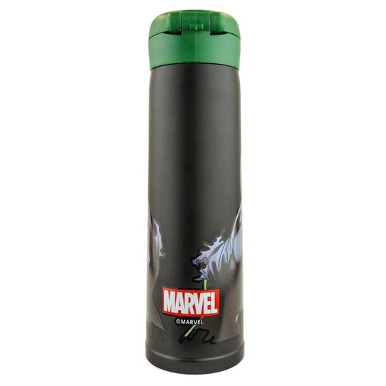 Garrafa Térmica Inox 500ml Hulk Oficial Marvel