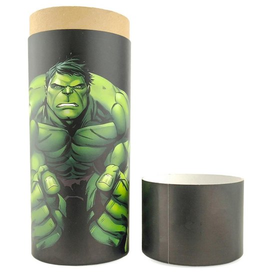 Garrafa Térmica Inox 500ml Hulk Oficial Marvel