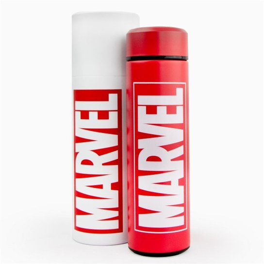 Garrafa Térmica Inox 500ml Marvel Oficial Marvel