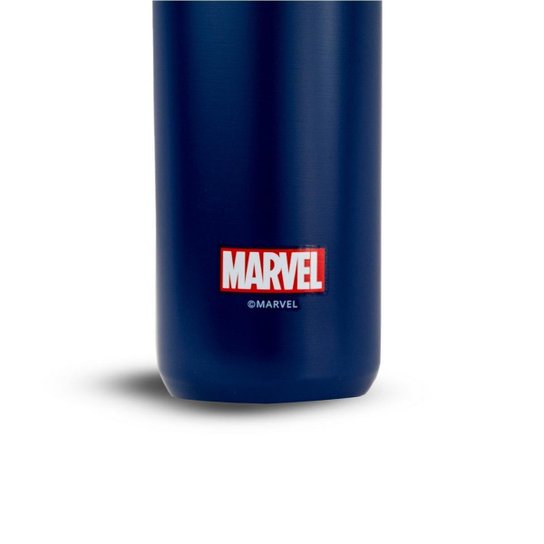 Garrafa Térmica Inox 600ml Capitão América Marvel
