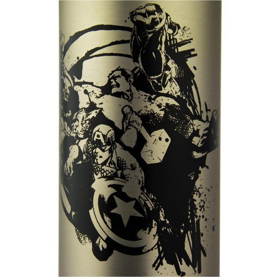 Garrafa Térmica Marvel 1 Litro Avengers Vingadores Inox