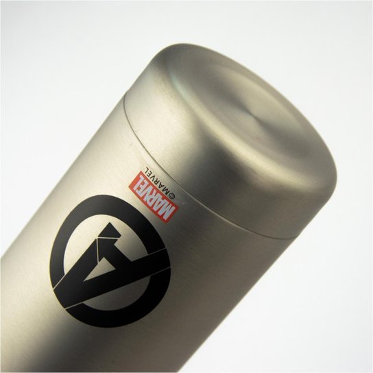 Garrafa Térmica Marvel 1 Litro Avengers Vingadores Inox