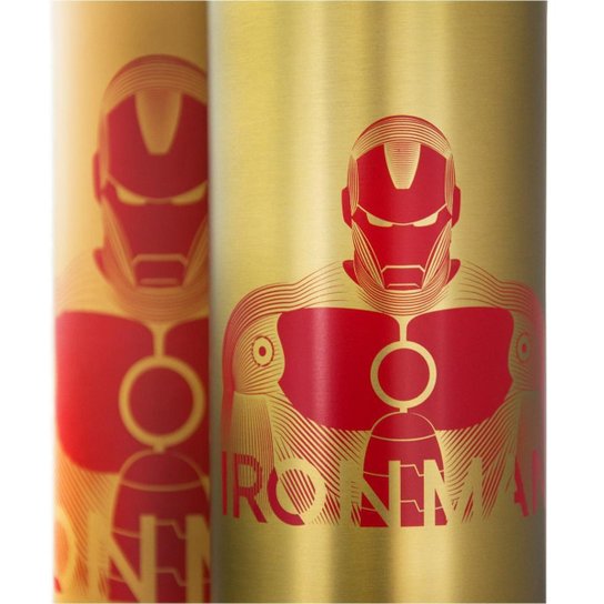 Garrafa Térmica Marvel Homem de Ferro 750ml Inox