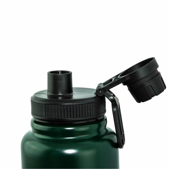 Garrafa Térmica Marvel Loki 1 Litro Big Hero Inox Verde Resistente Colecionável