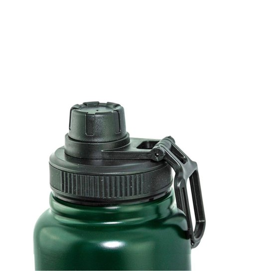 Garrafa Térmica Marvel Loki 1 Litro Big Hero Inox Verde Resistente Colecionável