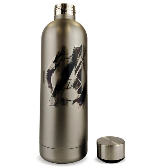 Garrafa Térmica Vingadores Inox 750ml Resistente Marvel