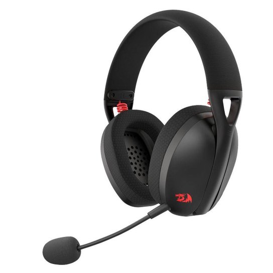 Headset Gamer Redragon Ire Pro, Wireless, Preto - Preto - Unissex - Único