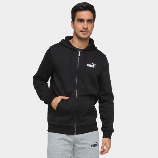 Jaqueta Moletom Puma Small Logo c/ Capuz Masculina
