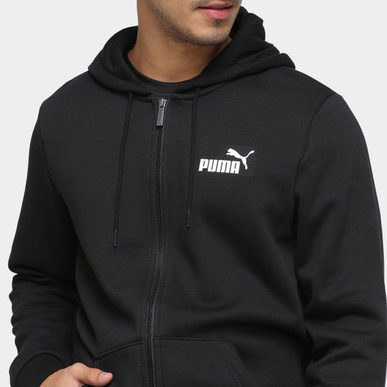 Jaqueta Moletom Puma Small Logo c/ Capuz Masculina