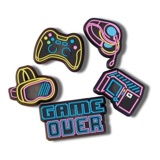 Jibbitz™ gamer neon unico