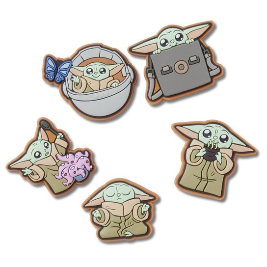 Jibbitz™ grogu pack com 5 peças unico