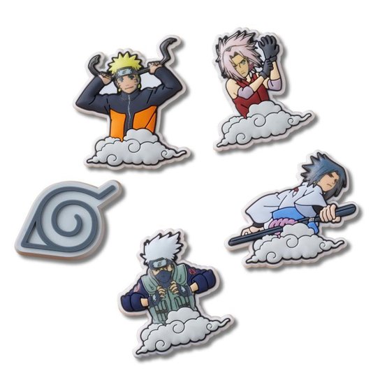 Jibbitz™ naruto uzumaki pack com 5 peças unico