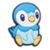 Jibbitz™ pokemon piplup unico - Branco