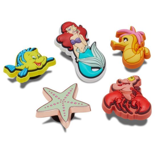 Jibbitz™ princesa ariel pack com 5 unico