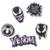 Jibbitz™ spider-man venom pack com 5 peças unico - Branco