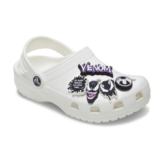 Jibbitz™ spider-man venom pack com 5 peças unico