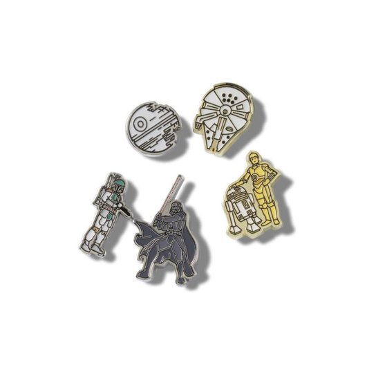 Jibbitz™ star wars pack com 5 peças unico